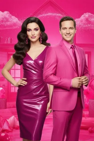 KI-Stil Pink Glamour