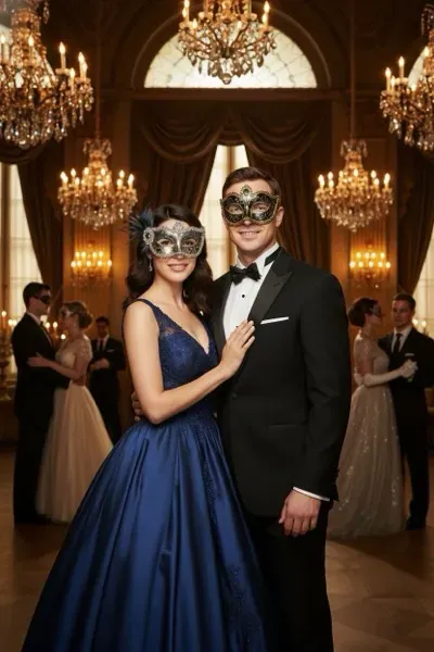 KI-Stil Maskenball