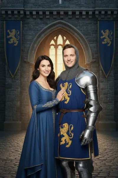 KI-Stil Mittelalter-Ritter