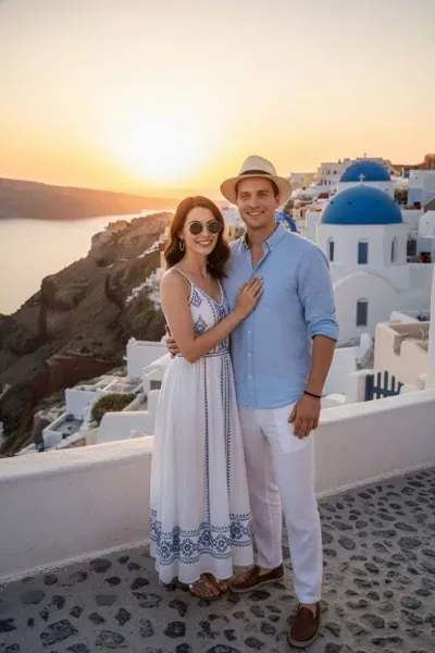 KI-Stil Santorini