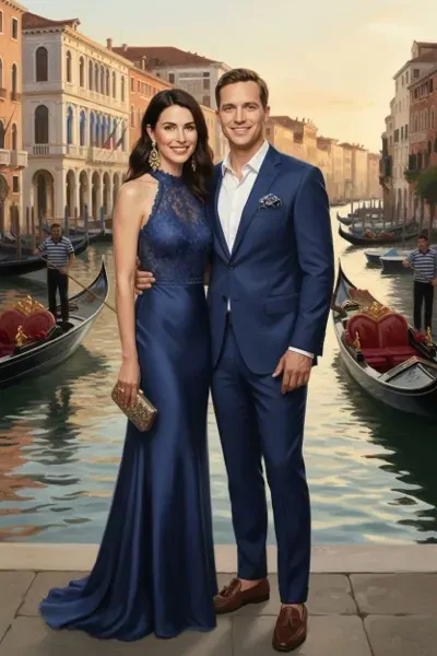 KI-Stil Venedig